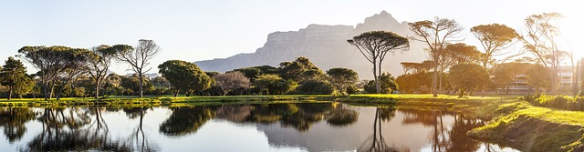 panorama, cape town, golf course