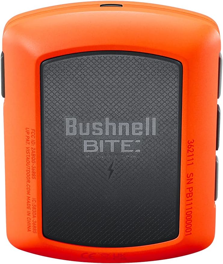 Bushnell Phantom 2 (Neon Orange) GPS Golf Handheld Power Bundle | with PlayBetter Portable Charger | Distance Rangefinder Device | Built-in Magnetic Mount, 38,000+ Courses, Accurate Distances